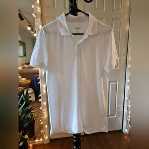 Men's White Polo